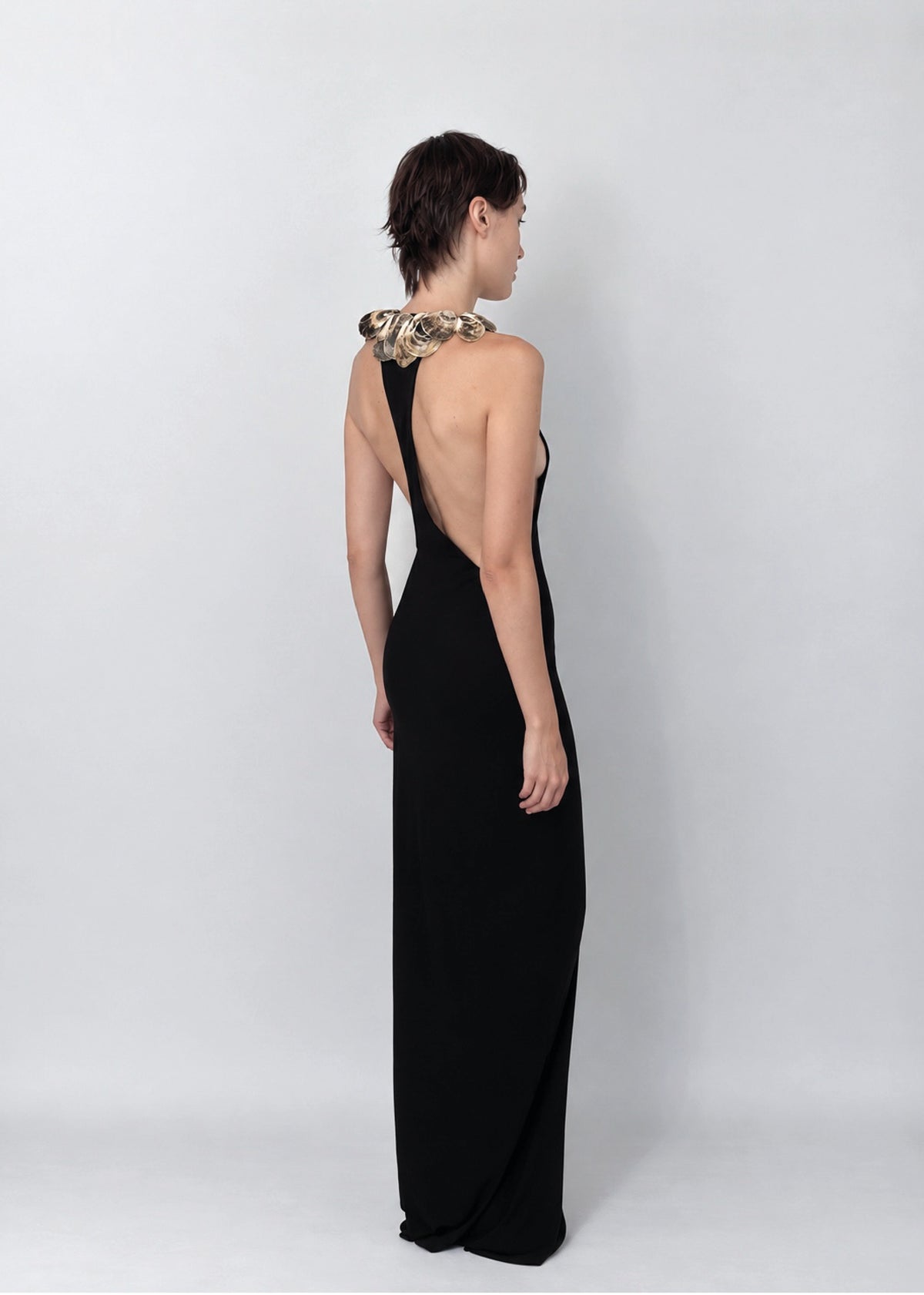 JERSEY OYSTER DRESS