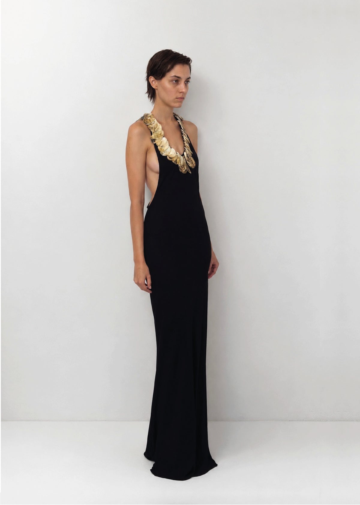 JERSEY OYSTER DRESS