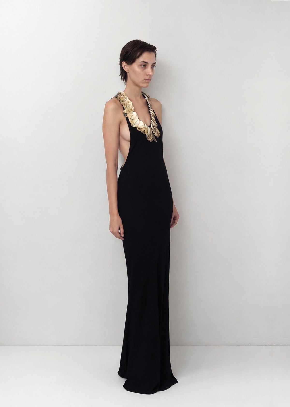 JERSEY OYSTER DRESS